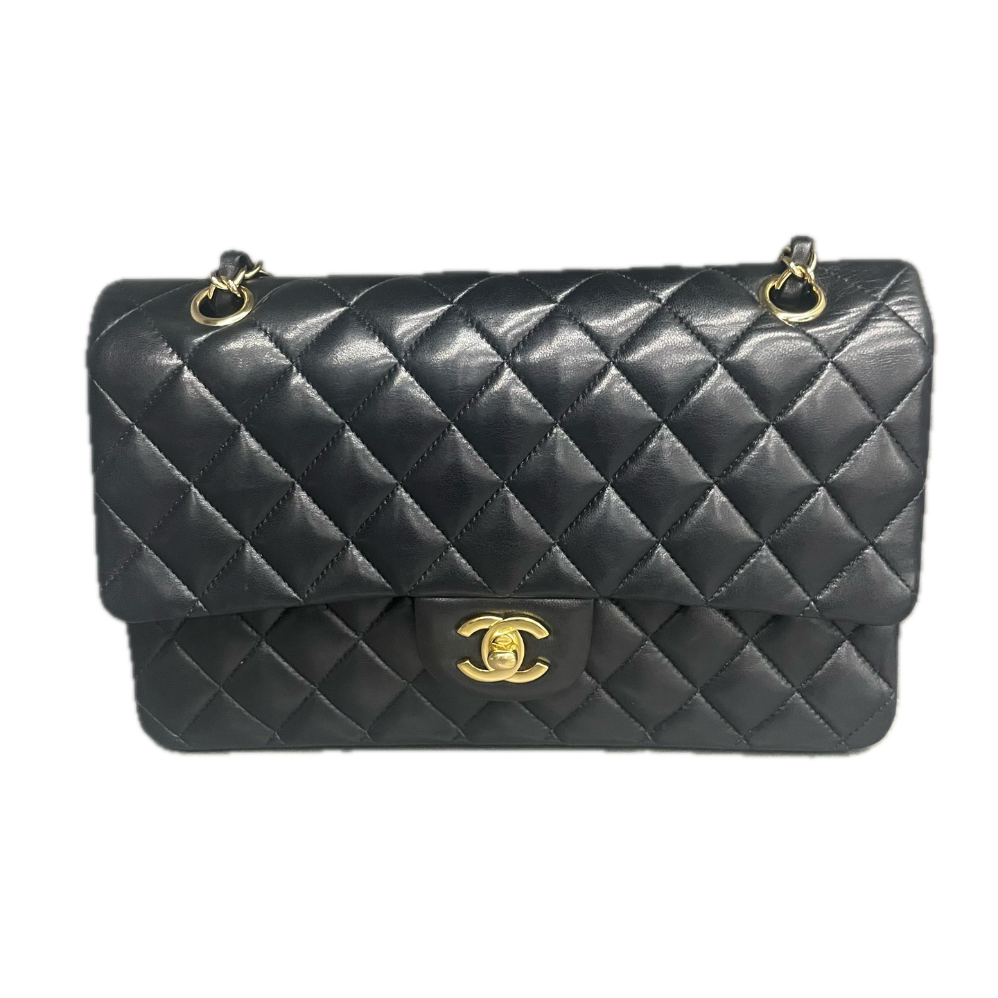 CHANEL Classic Flap JUMBO Lambskin Black-Golden