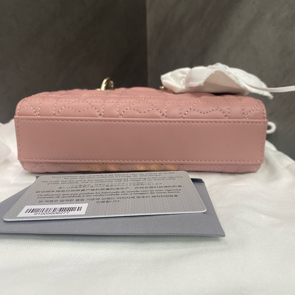 Dior lady dior shoulder bag Joy mini pink