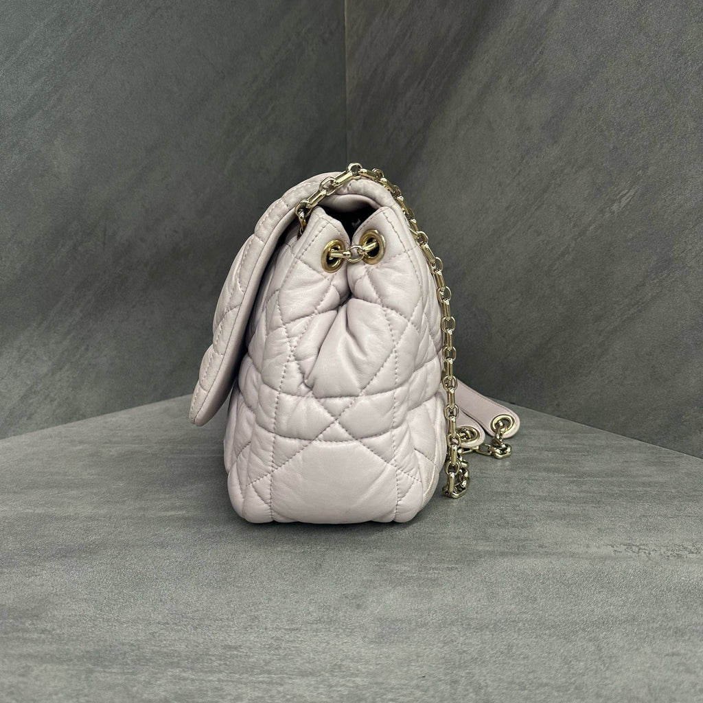 Dior Cloud Bag sheepskin offwhite