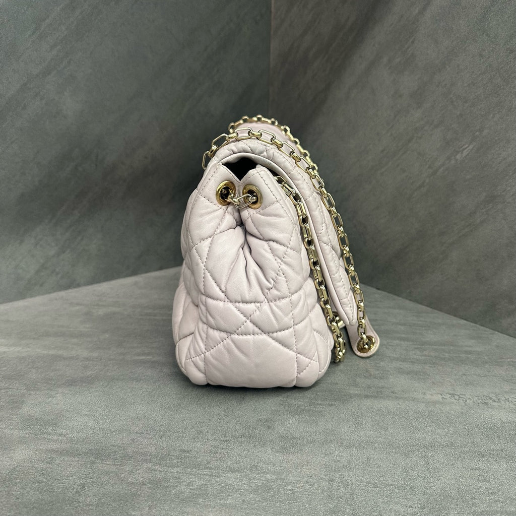 Dior Cloud Bag sheepskin offwhite