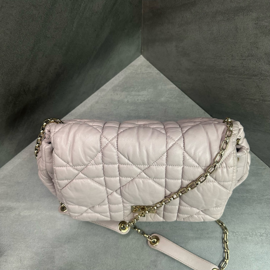 Dior Cloud Bag sheepskin offwhite
