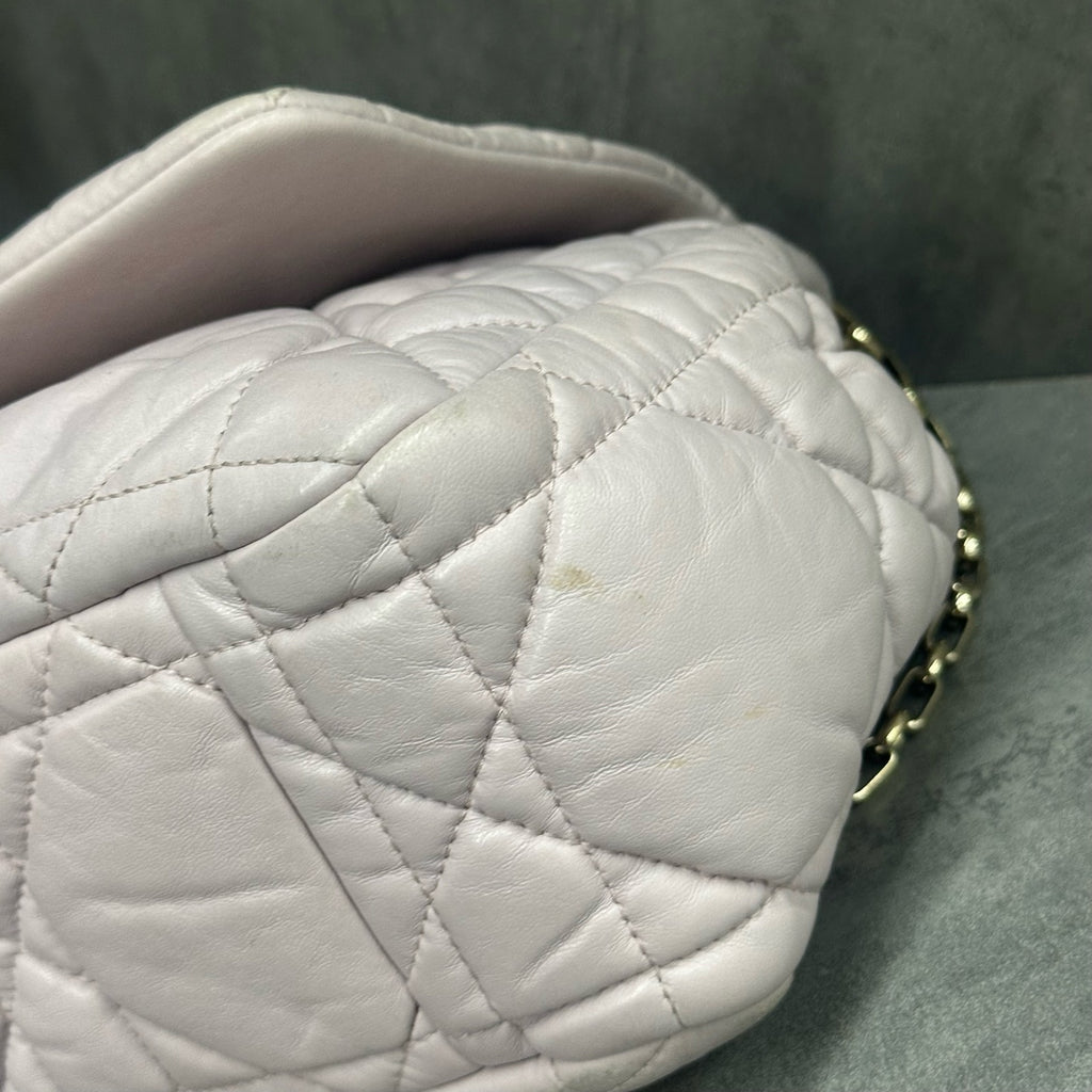 Dior Cloud Bag sheepskin offwhite