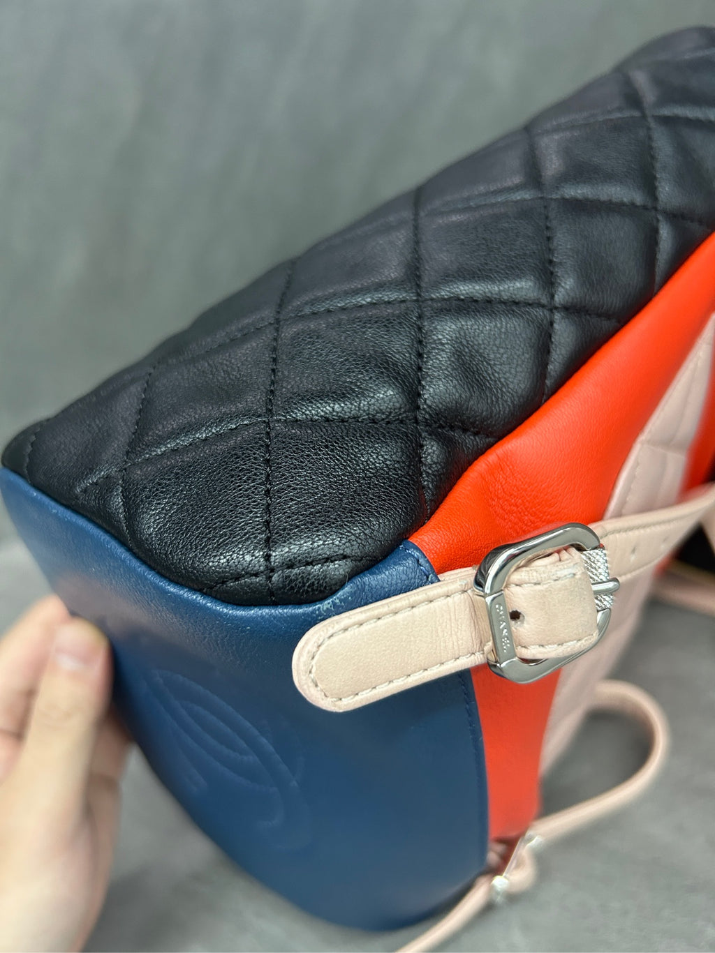 Chanel backpack Salzburg Three-color combination