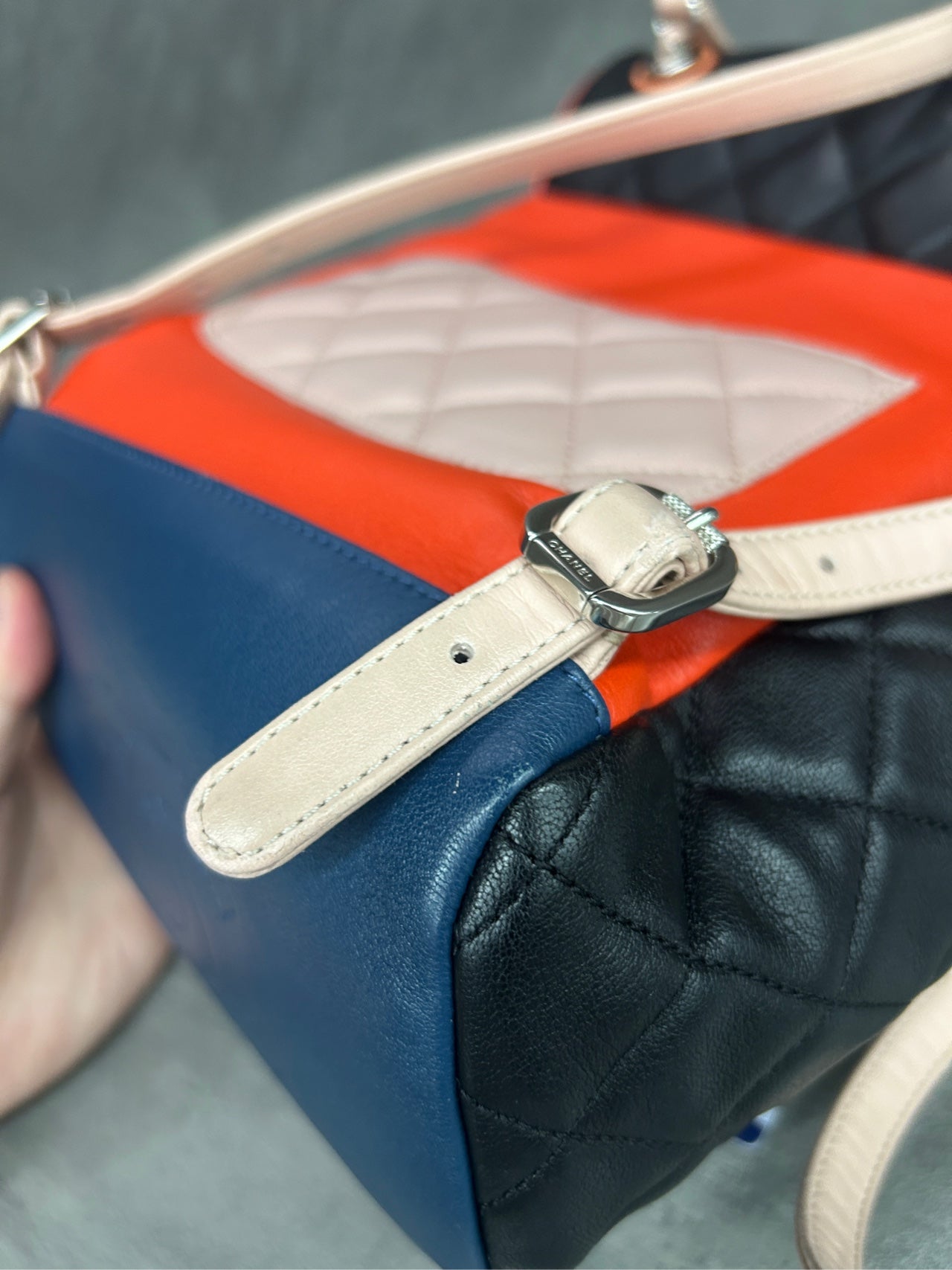 Chanel backpack Salzburg Three-color combination