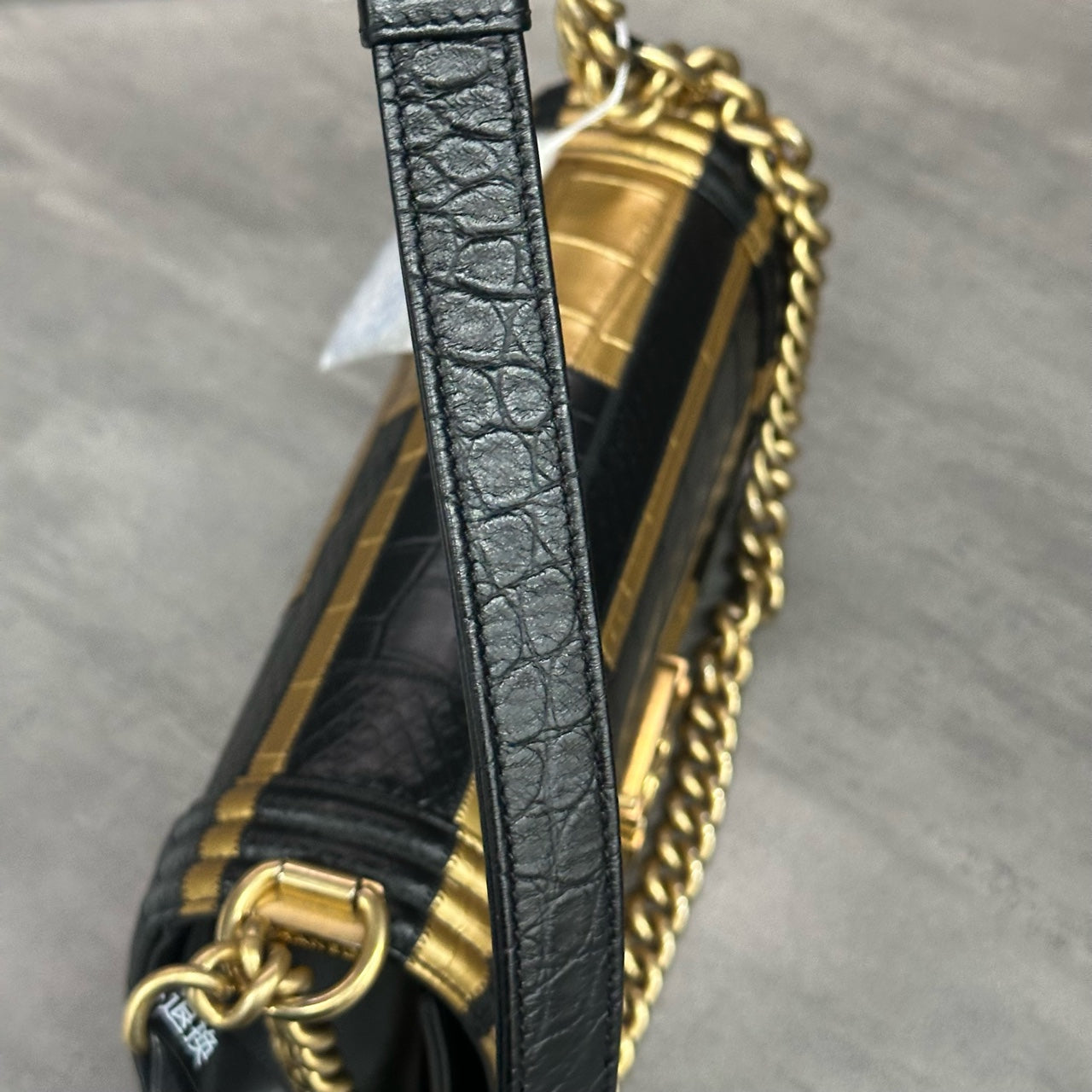 Chanel leboy Egypt series limited edition Middle size Black-Gold
