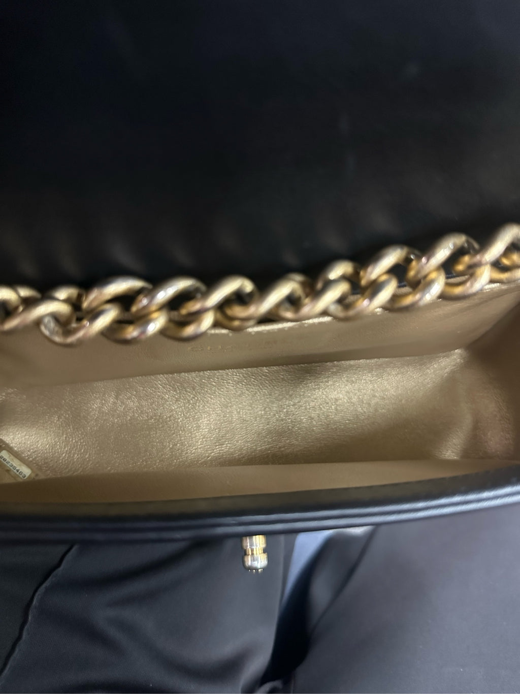 Chanel leboy Egypt series limited edition Middle size Black-Gold