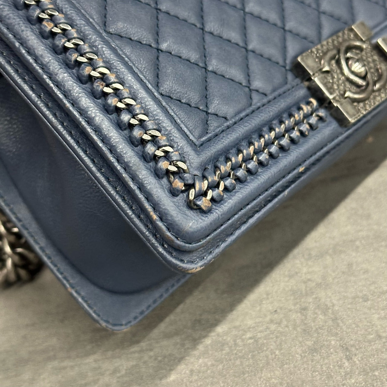 Chanel leboy Palace Limited middle size blue