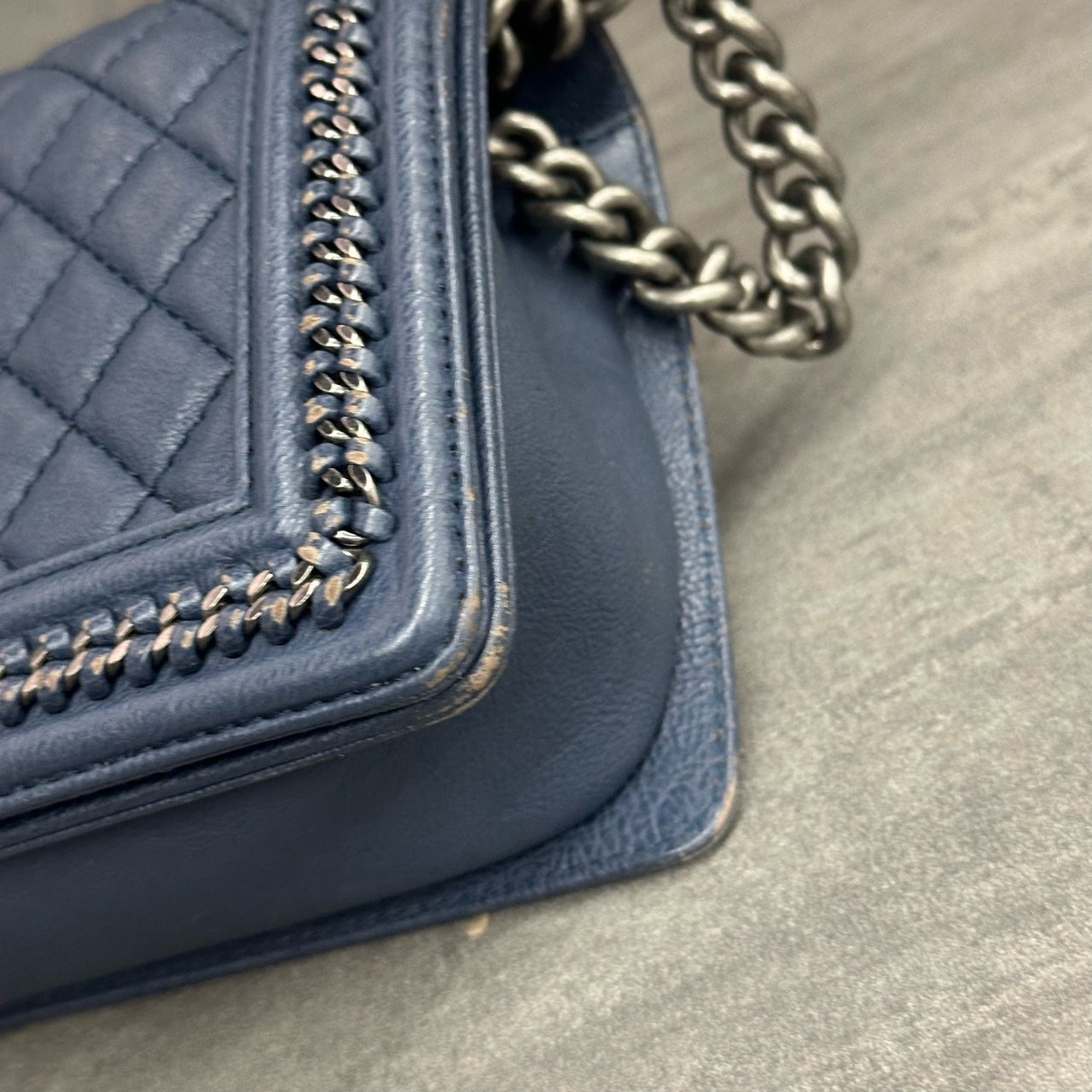 Chanel leboy Palace Limited middle size blue
