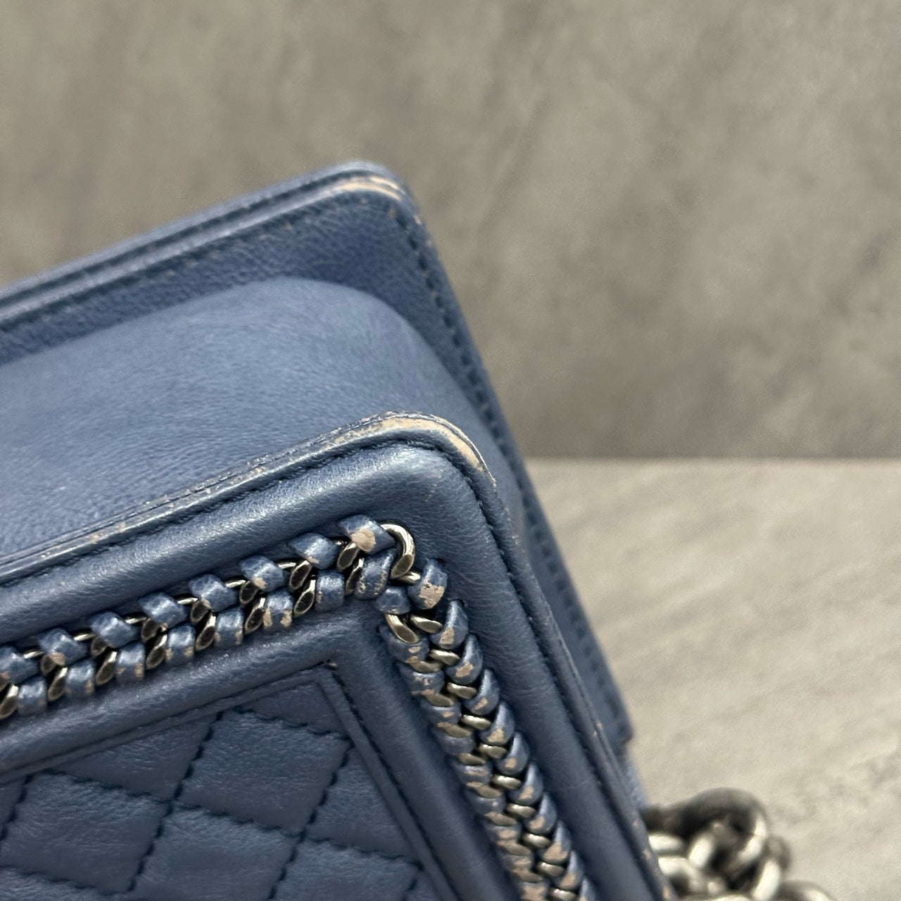 Chanel leboy Palace Limited middle size blue