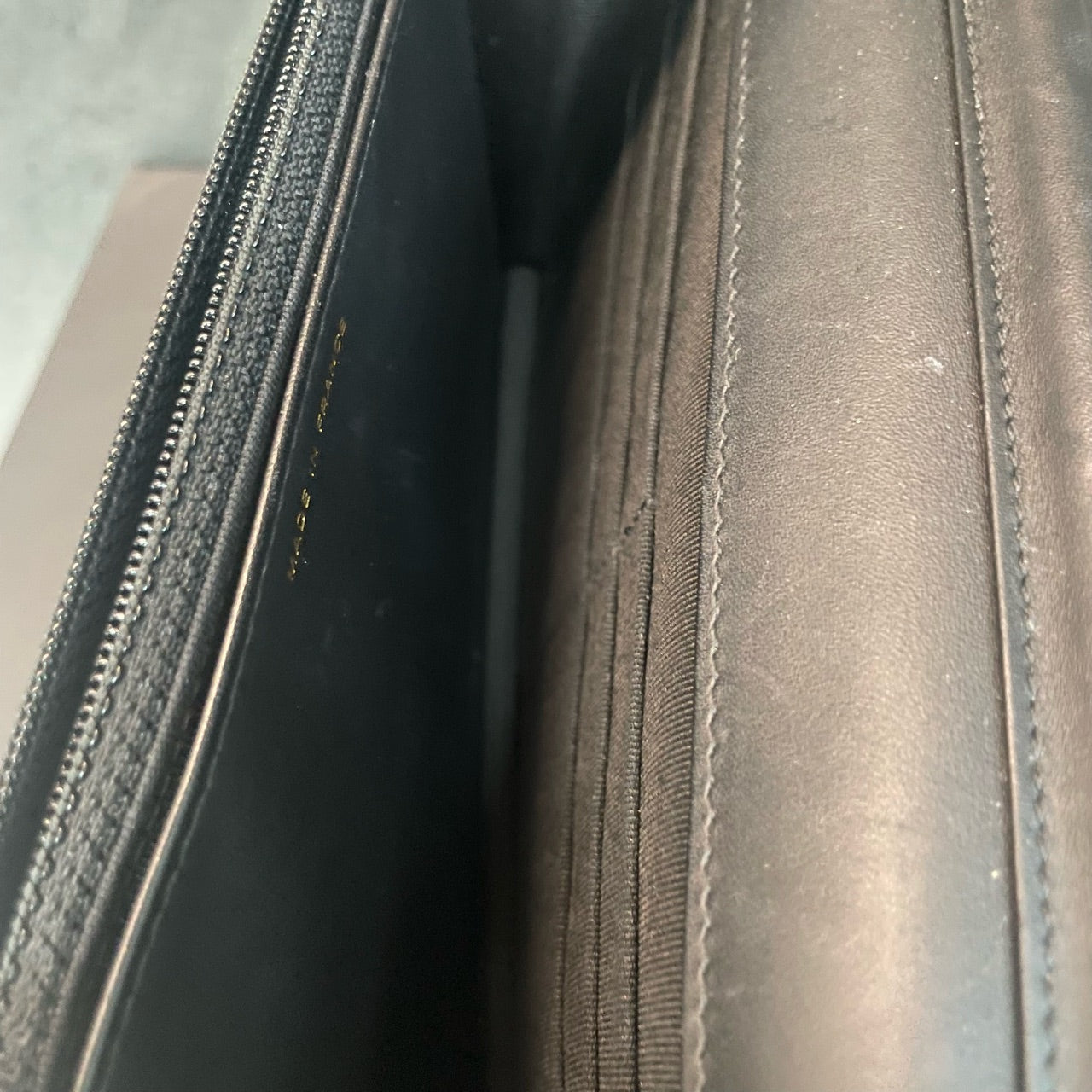 Chanel 2.55 cowhide Badge Series balck-gold