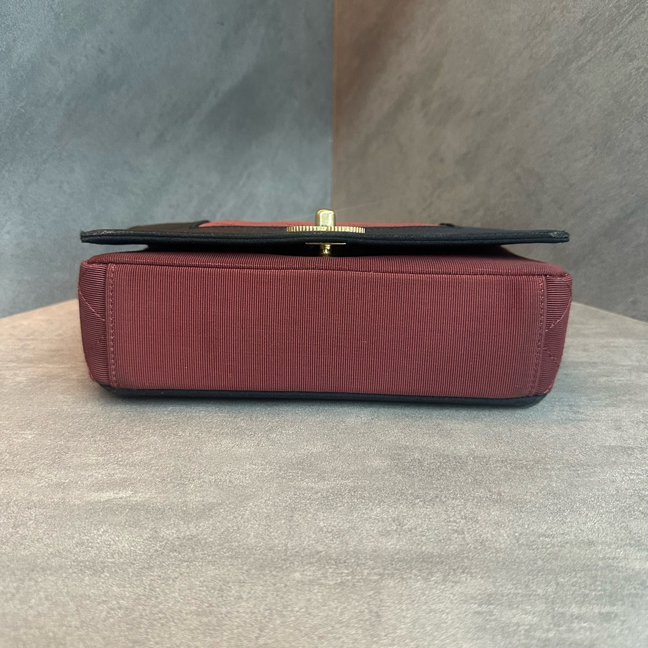 Chanel leboy Season series middle size black with red
