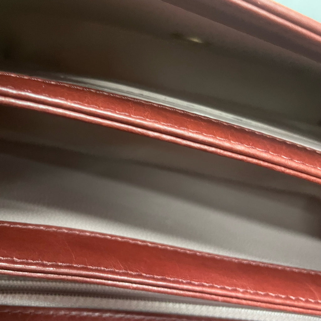 Chanel Classic Flap Metropolis series Velvet shoulder strap red