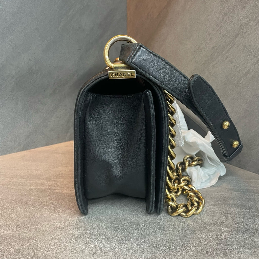 Chanel leboy limited edition green with black