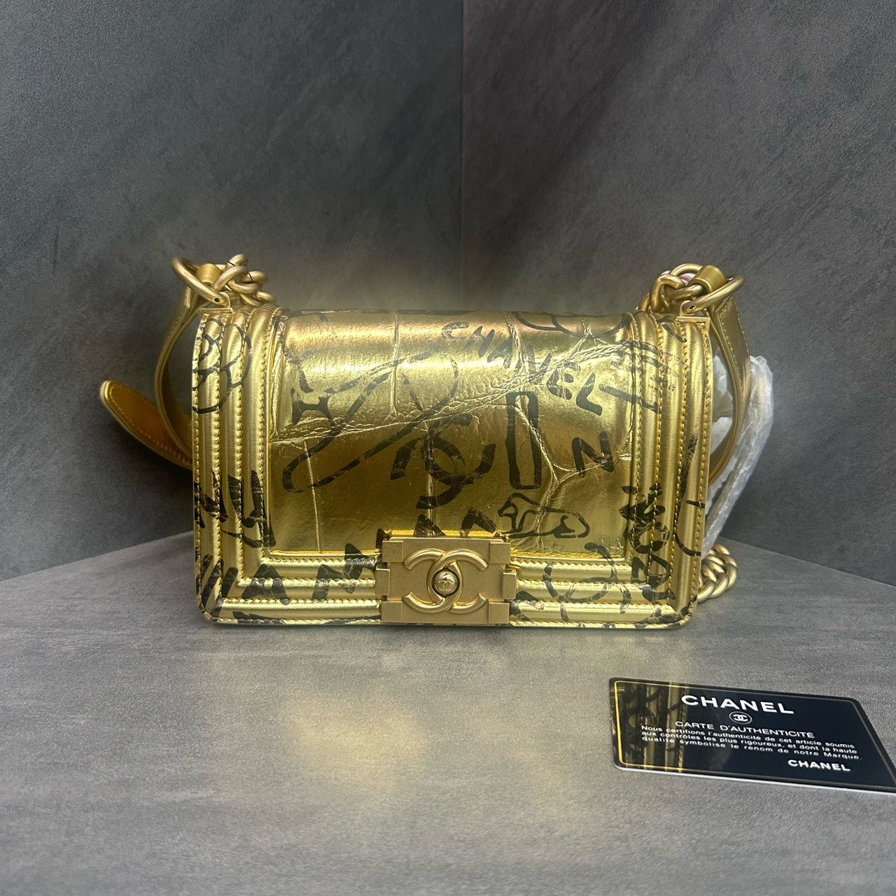 Chanel leboy Egypt series limited edition small size Golden