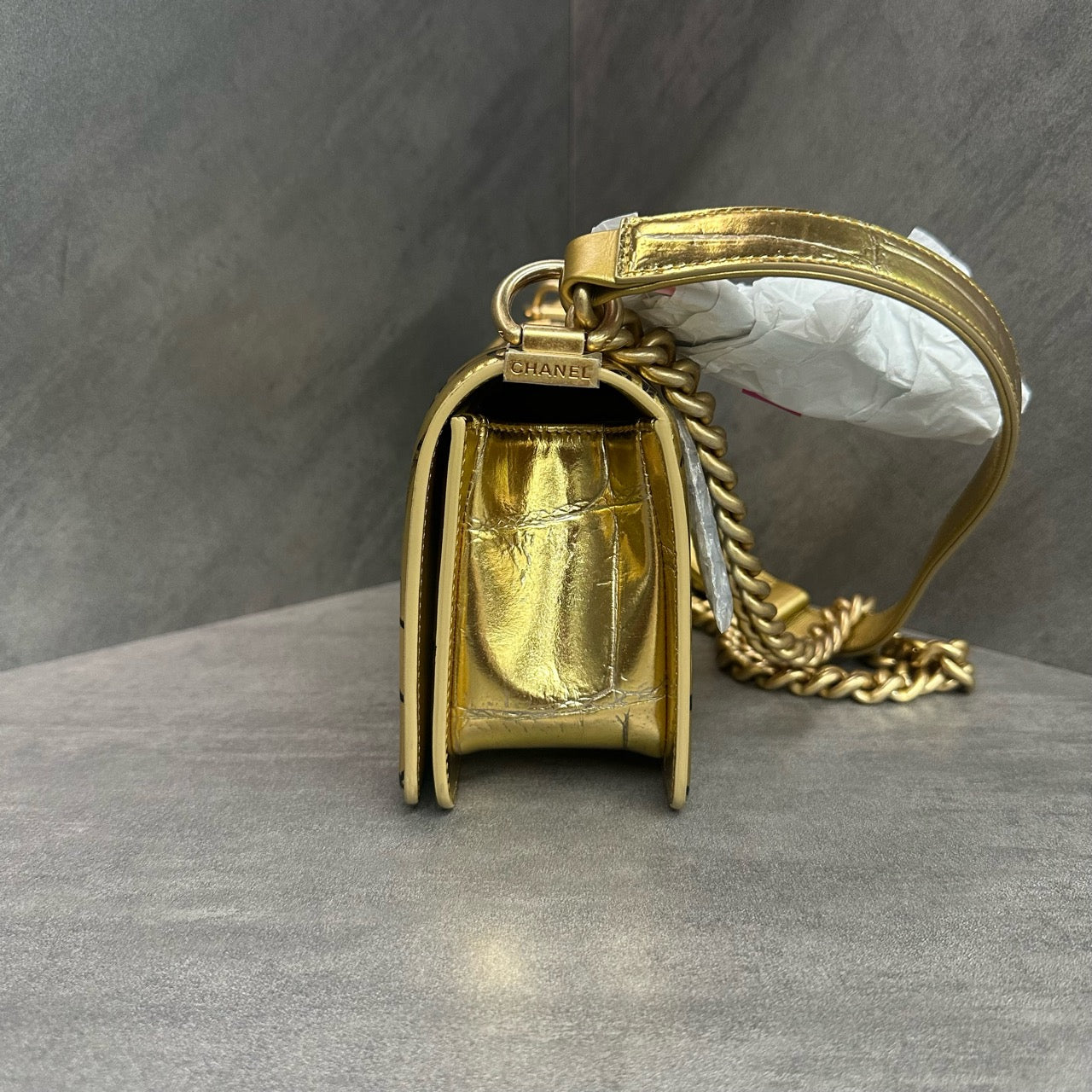 Chanel leboy Egypt series limited edition small size Golden