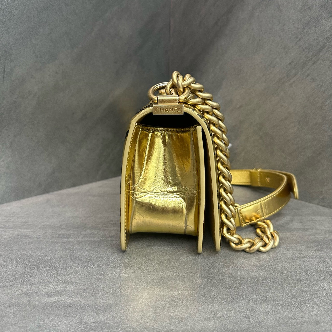 Chanel leboy Egypt series limited edition small size Golden