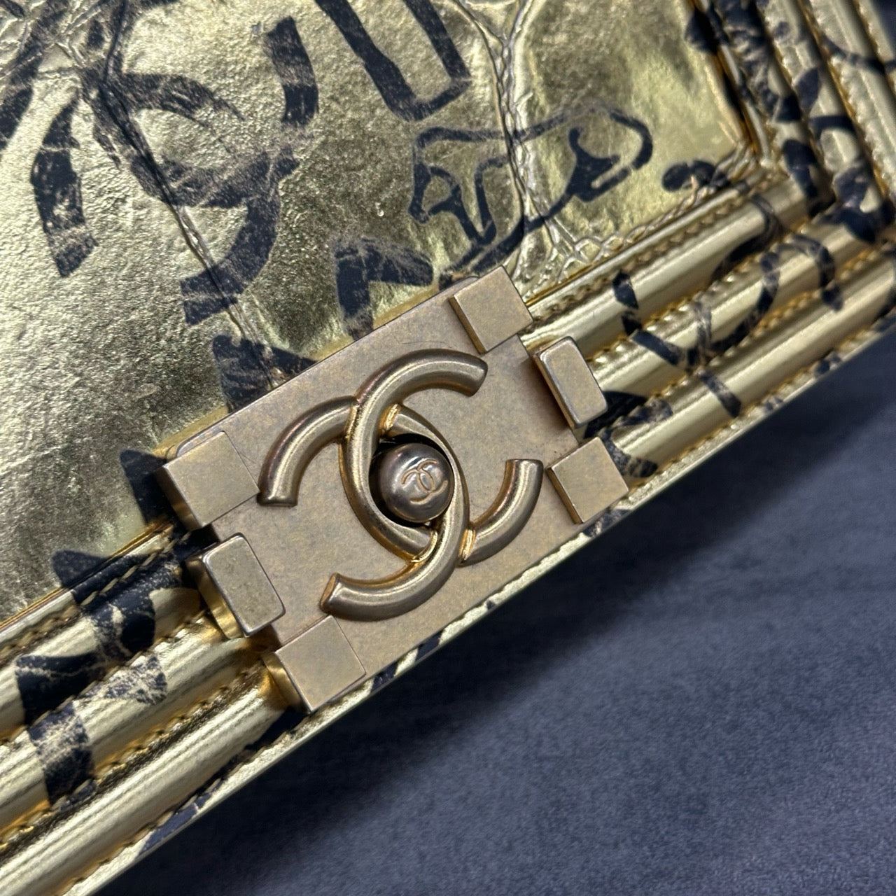 Chanel leboy Egypt series limited edition small size Golden