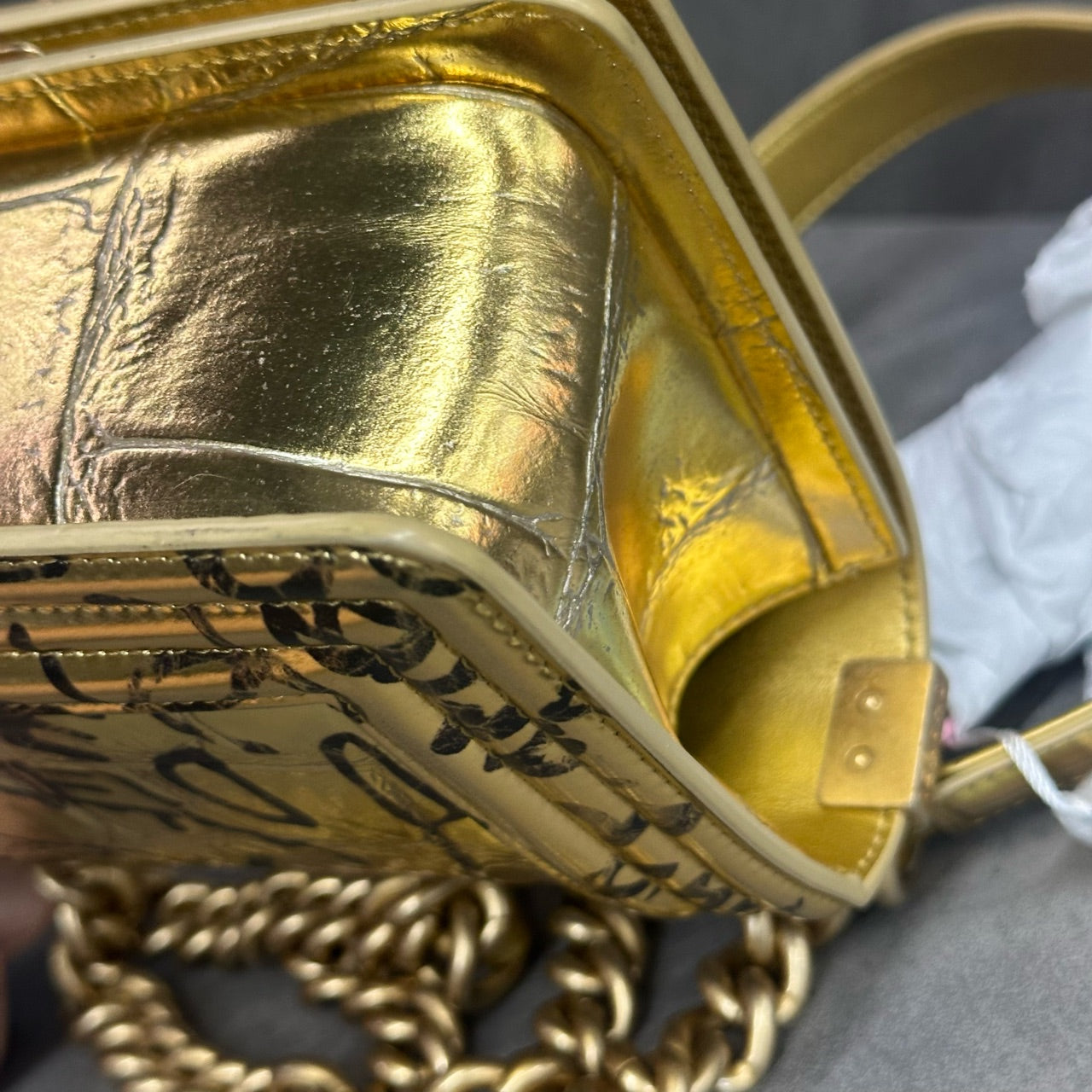 Chanel leboy Egypt series limited edition small size Golden