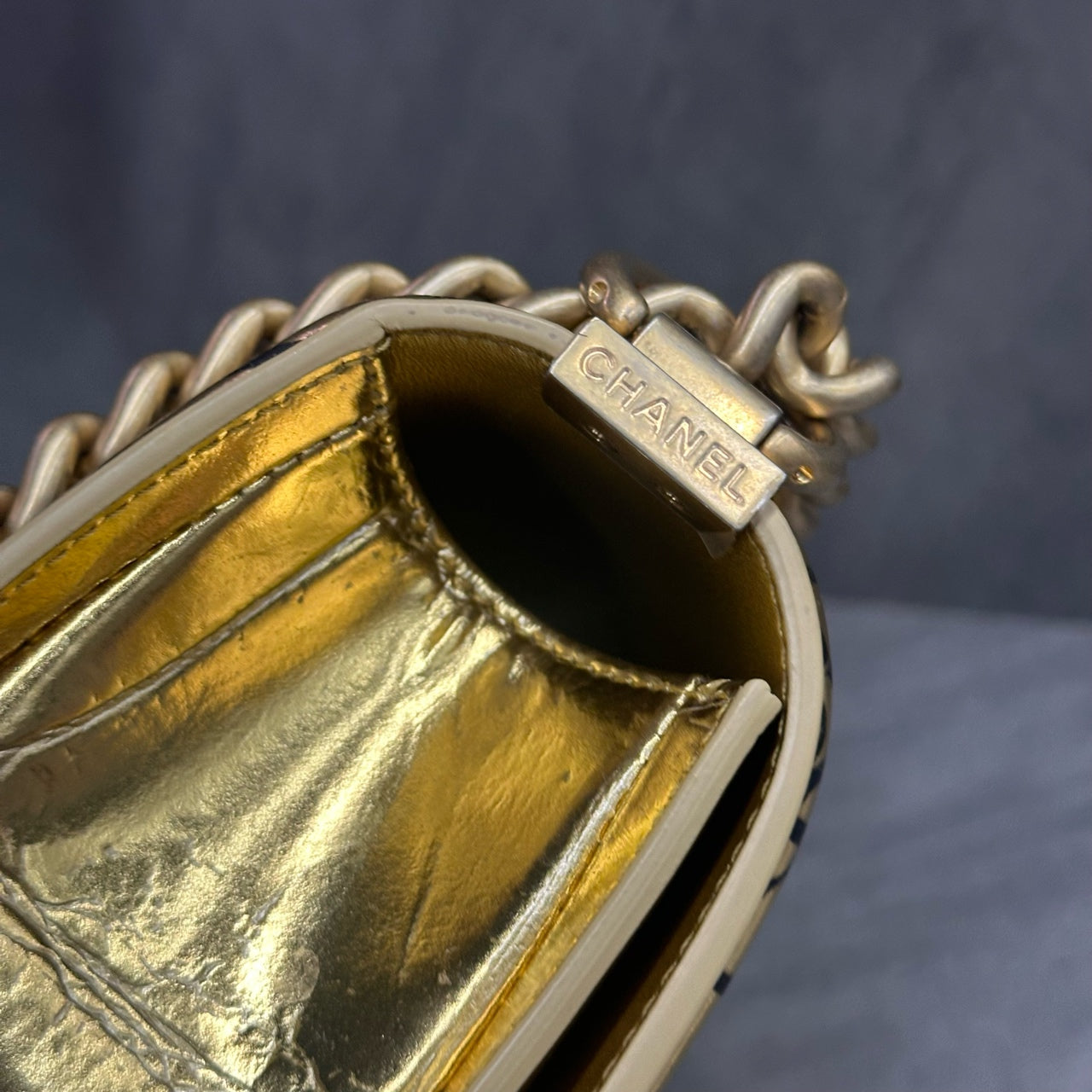 Chanel leboy Egypt series limited edition small size Golden