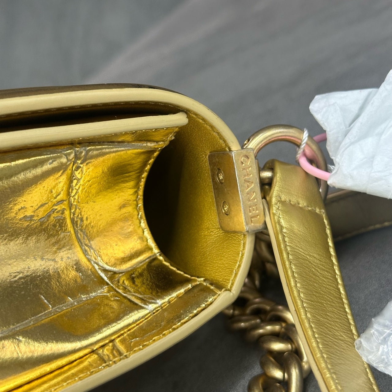 Chanel leboy Egypt series limited edition small size Golden