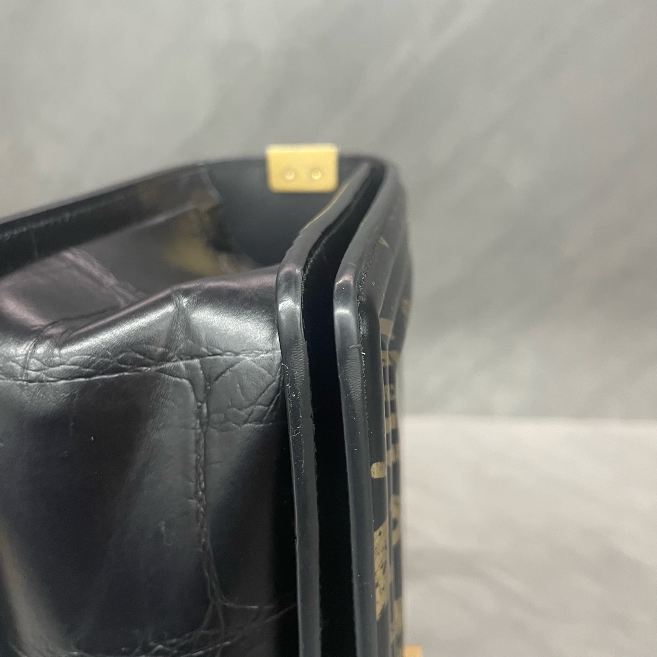 Chanel leboy Egypt series limited edition middle size black gold