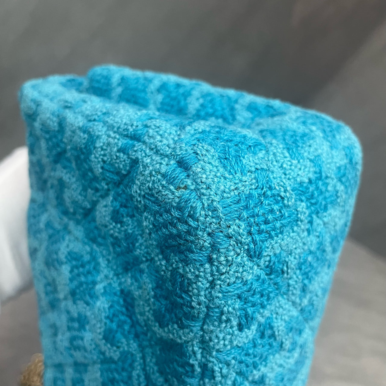 Chanel 2.55 Flap woolen fabric Blue&nbsp;