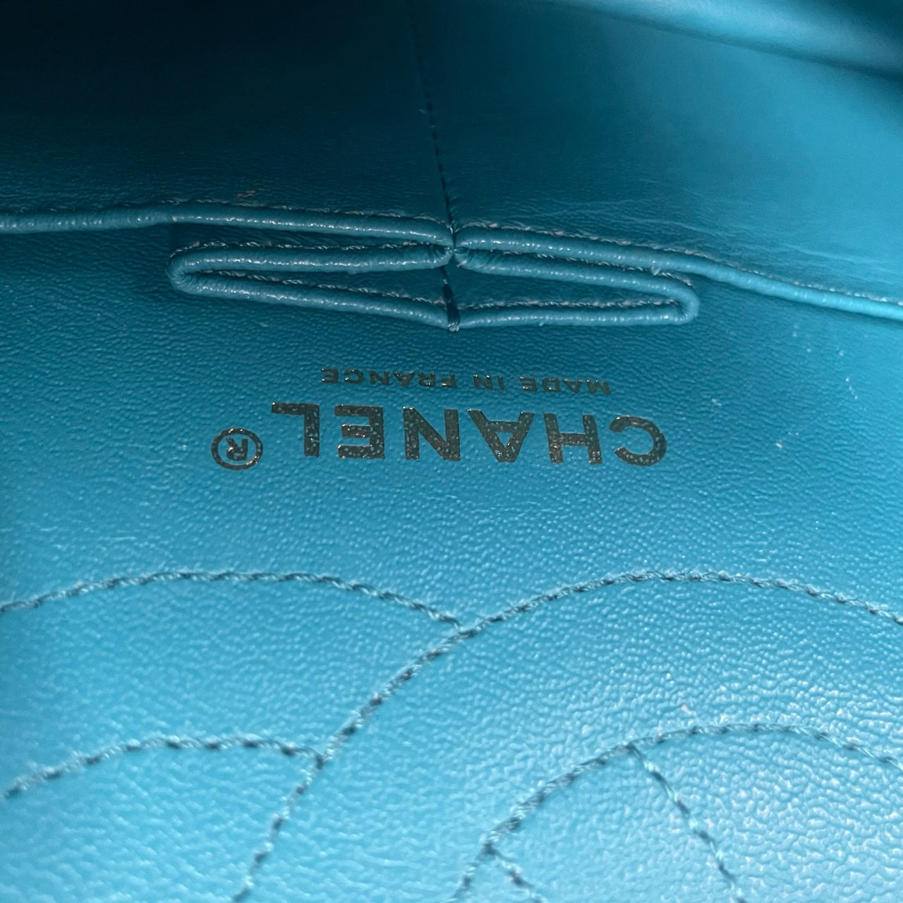 Chanel 2.55 Flap woolen fabric Blue&nbsp;
