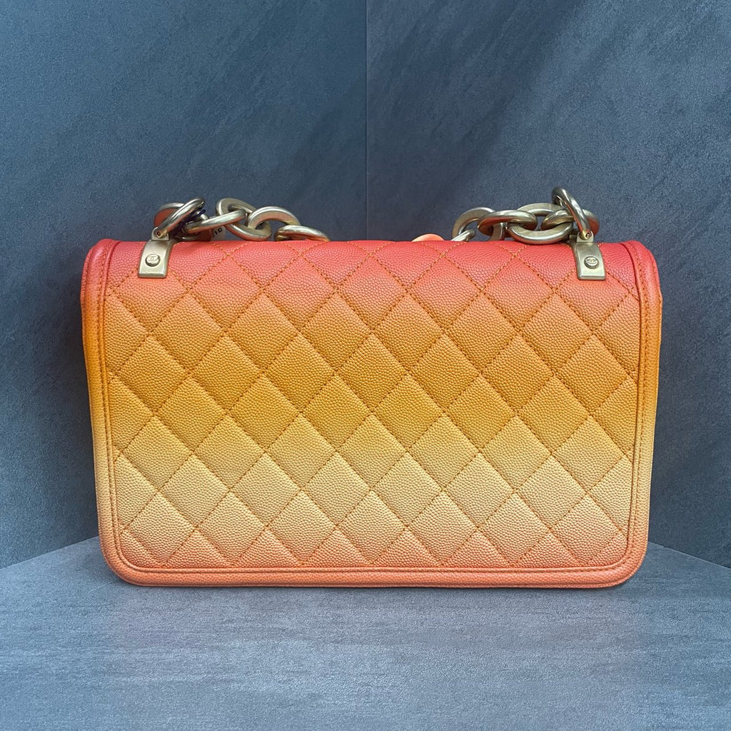 Chanel Flap Gradient orange Limited edition