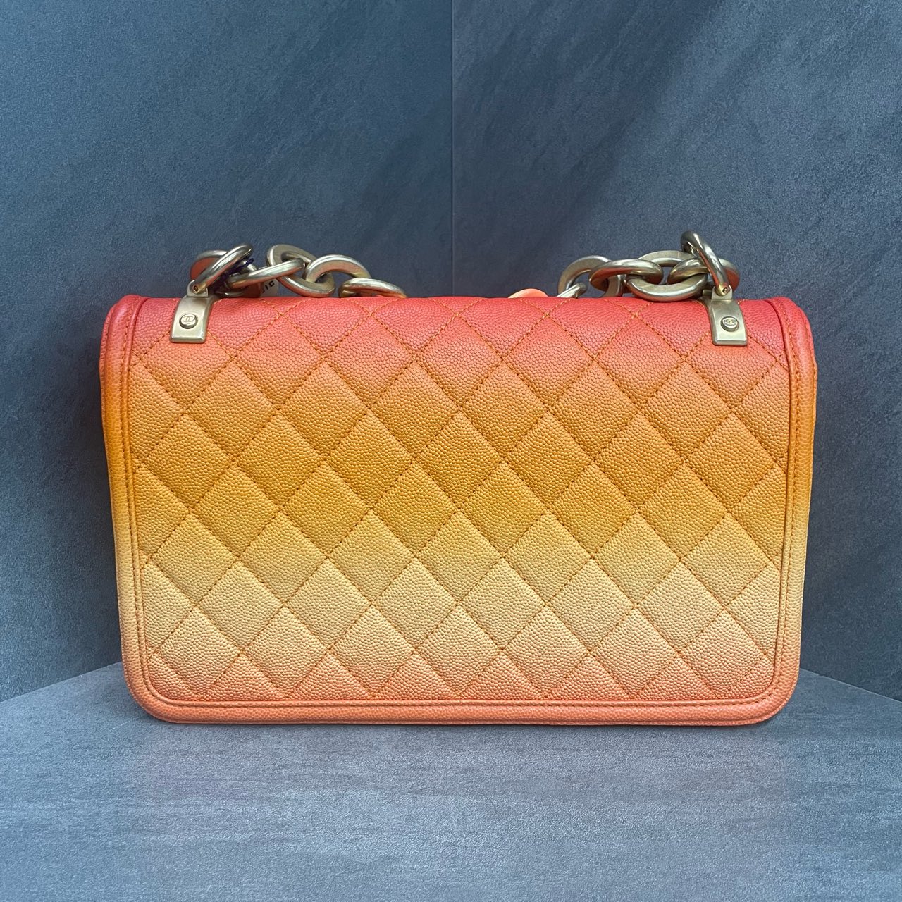 Chanel Flap Gradient orange Limited edition