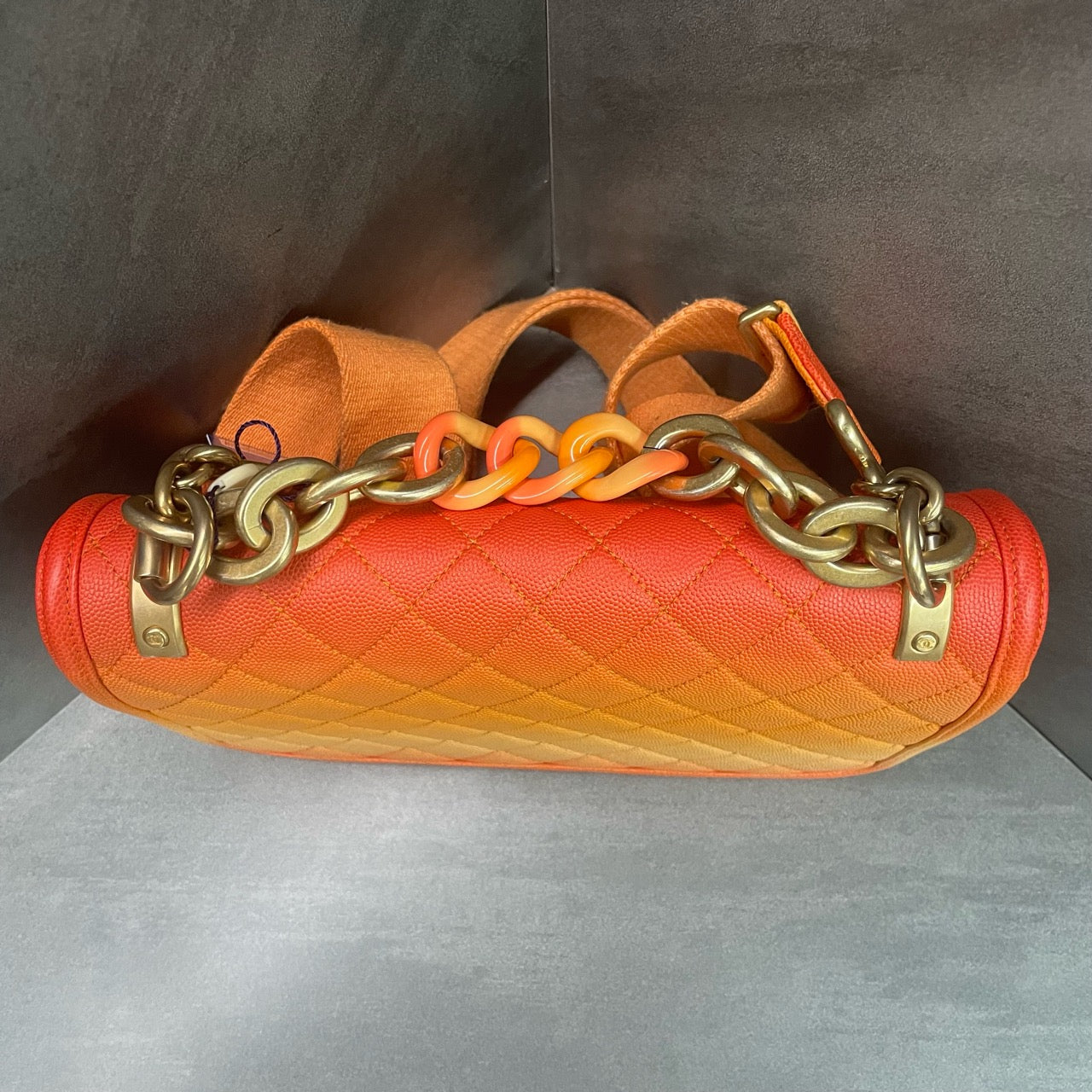 Chanel Flap Gradient orange Limited edition