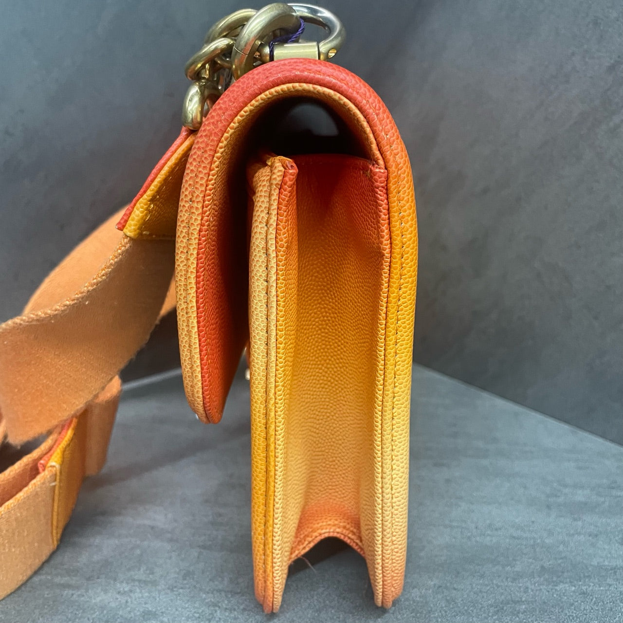 Chanel Flap Gradient orange Limited edition
