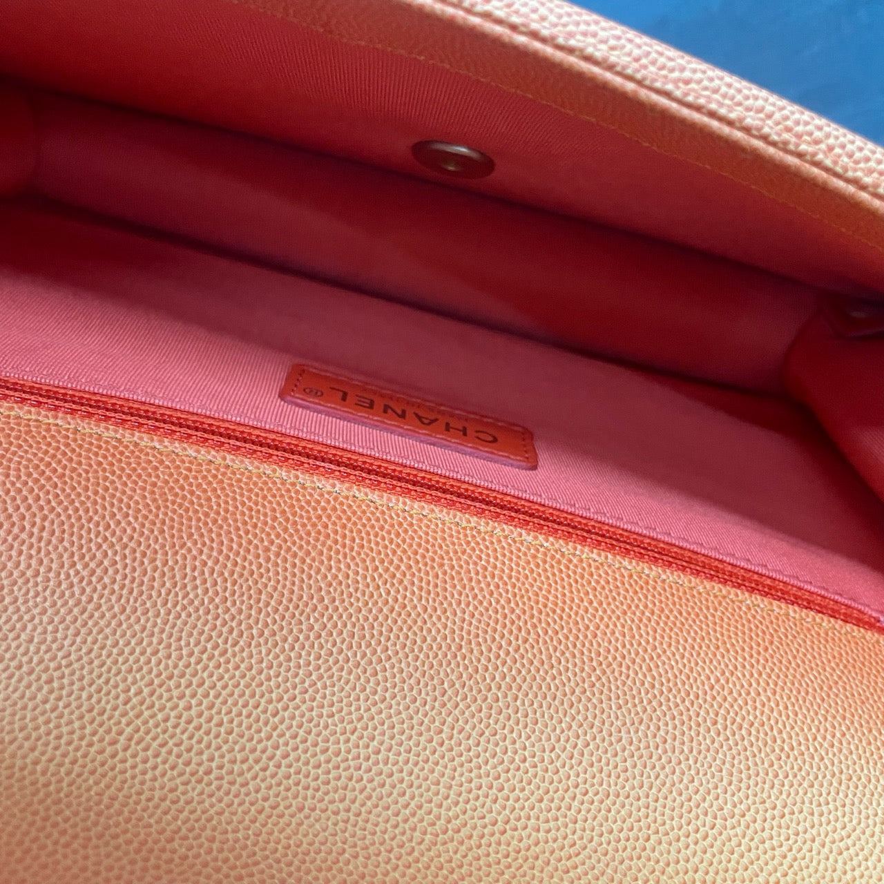 Chanel Flap Gradient orange Limited edition