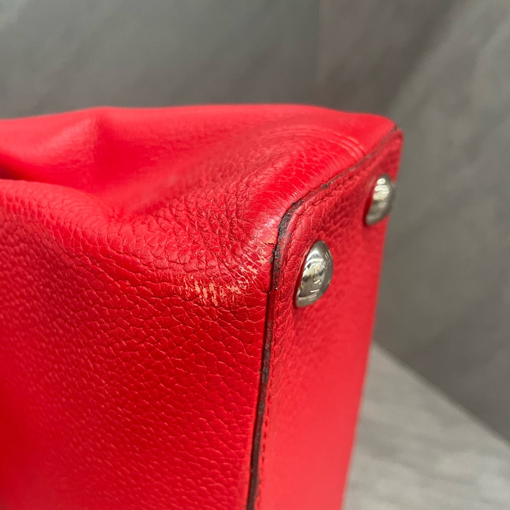Louis Vuitton Capucines BB Taurillon Red