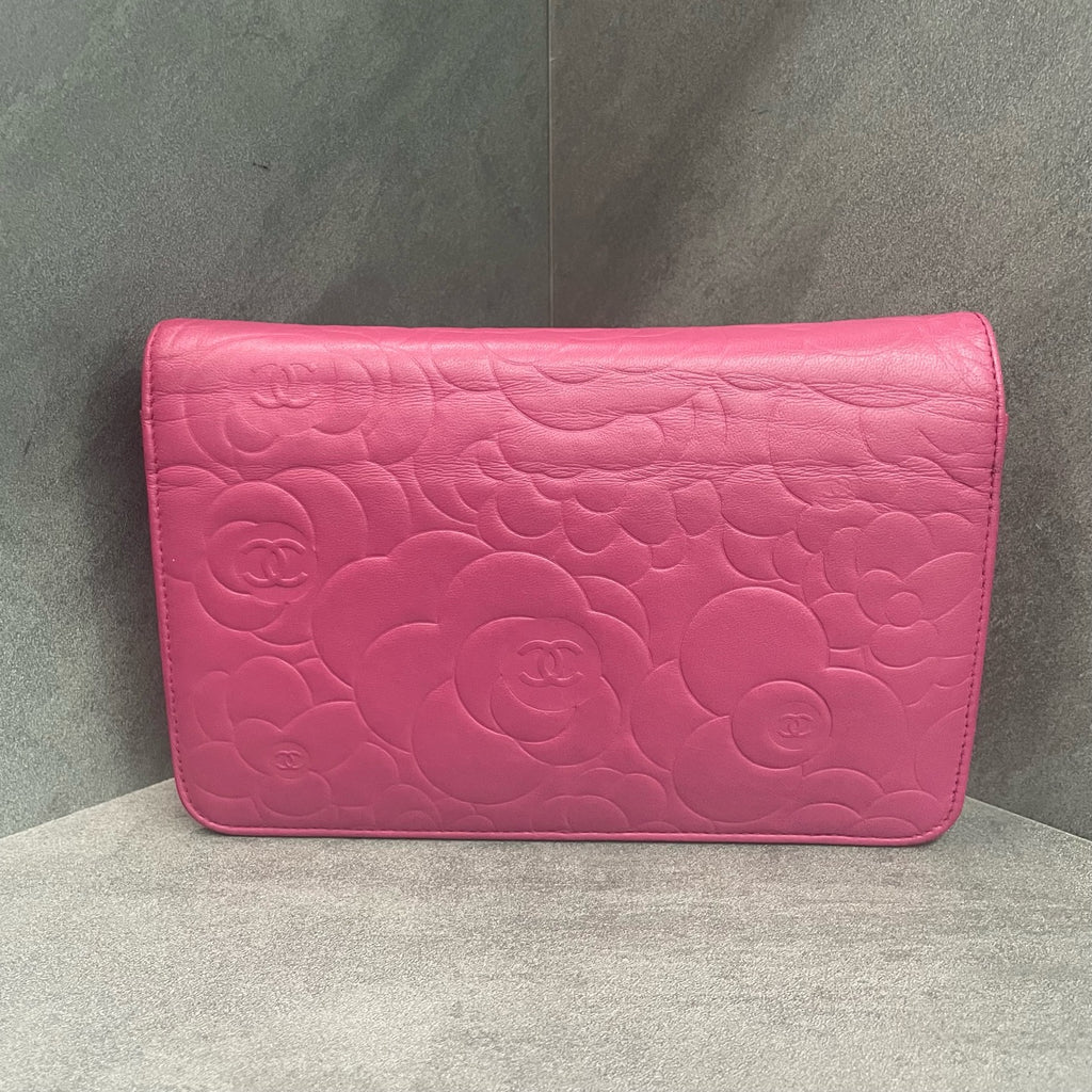 Chanel Camellia series woc pink