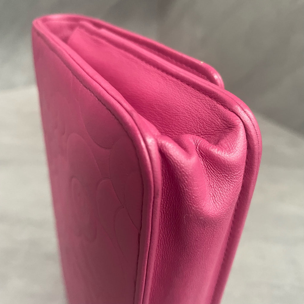 Chanel Camellia series woc pink