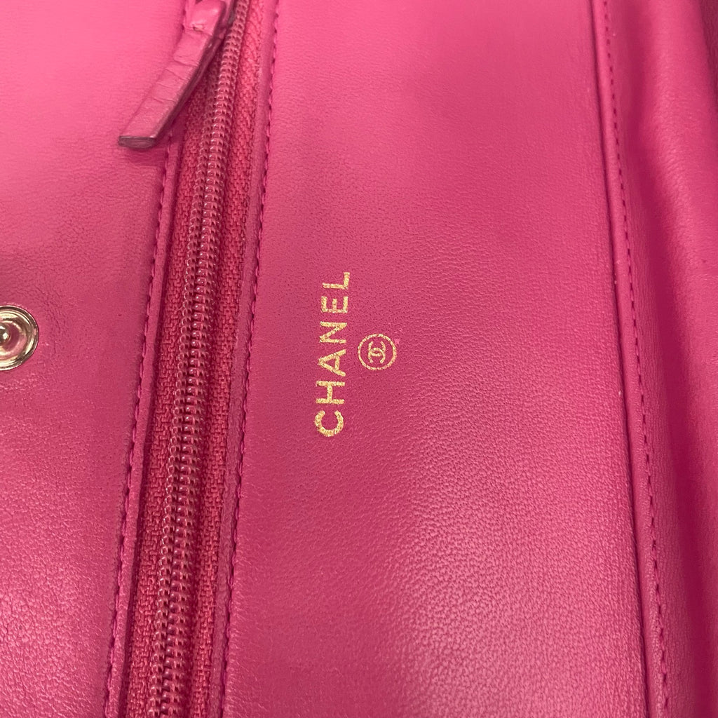 Chanel Camellia series woc pink