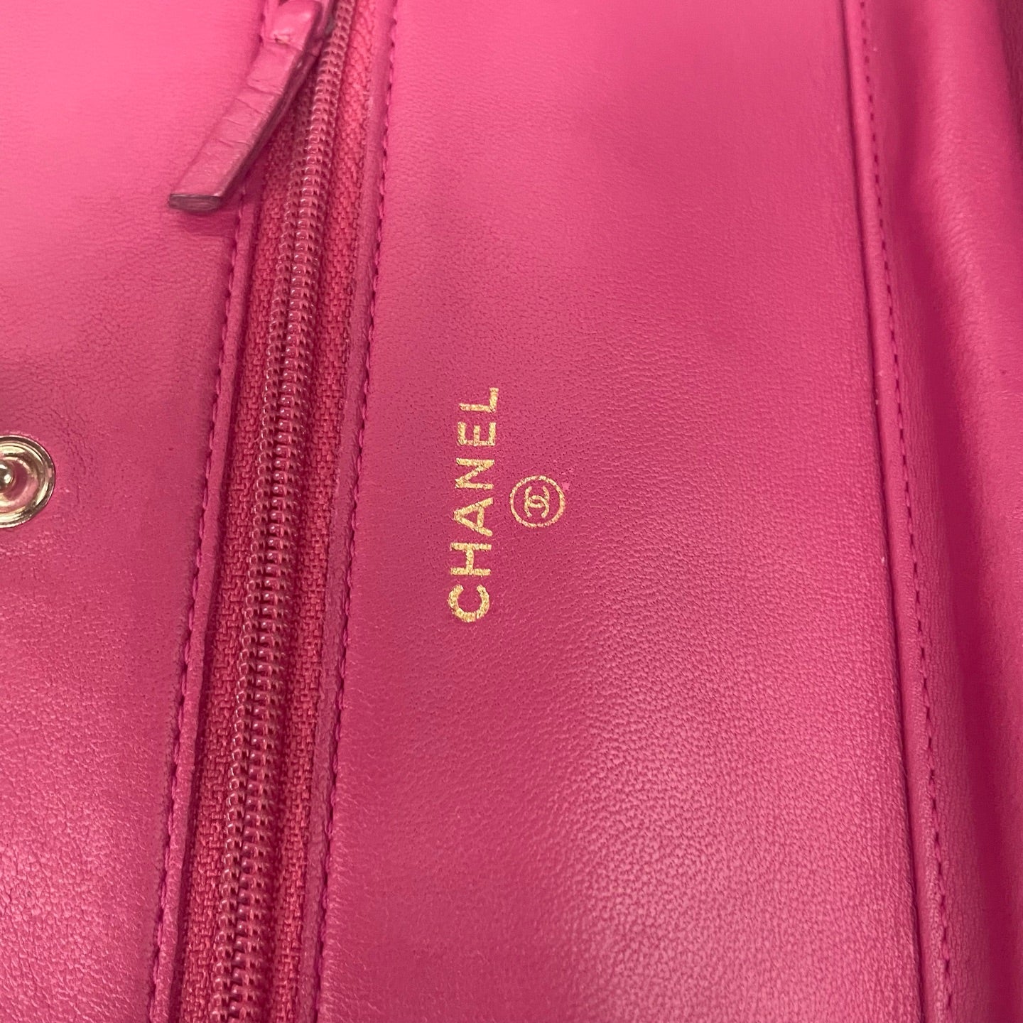 Chanel Camellia series woc pink