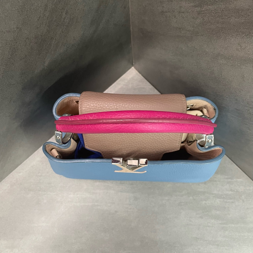 Louis Vuitton Capucines BB Blue with offwhite