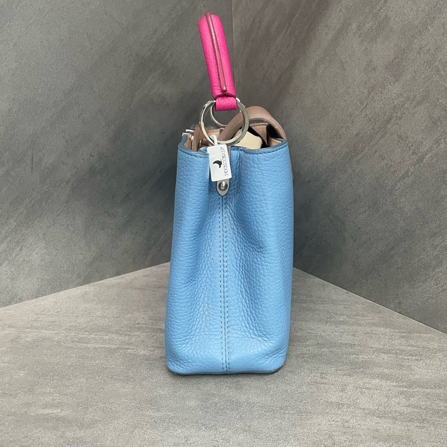 Louis Vuitton Capucines BB Blue with offwhite