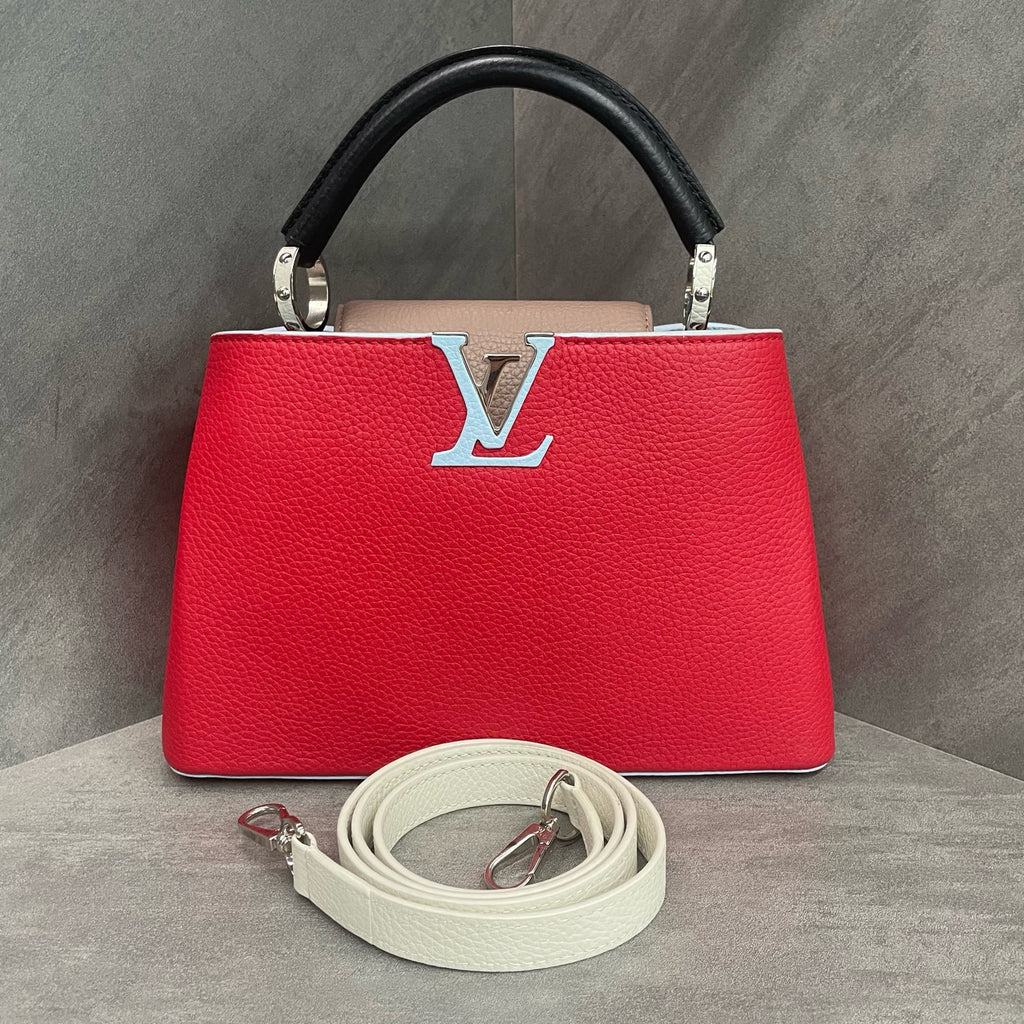 Louis Vuitton Capucines BB red