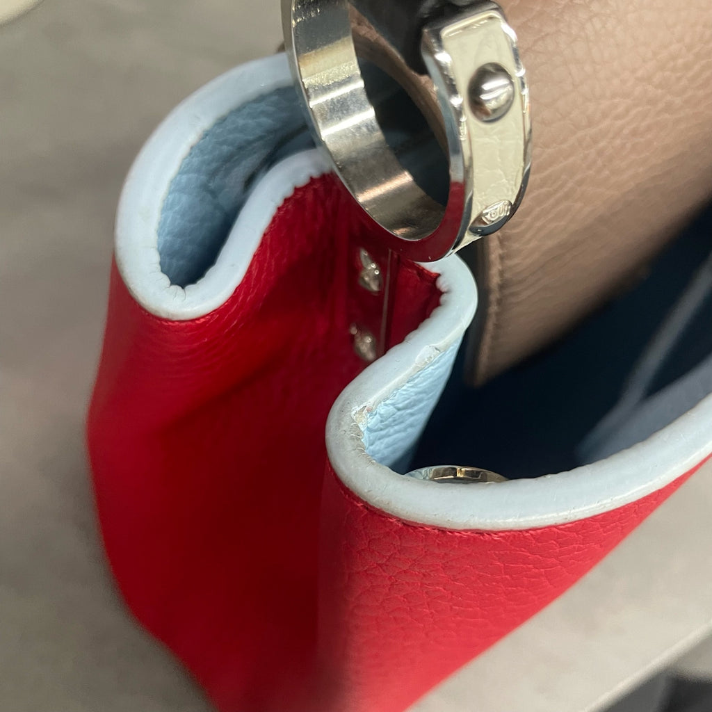 Louis Vuitton Capucines BB red
