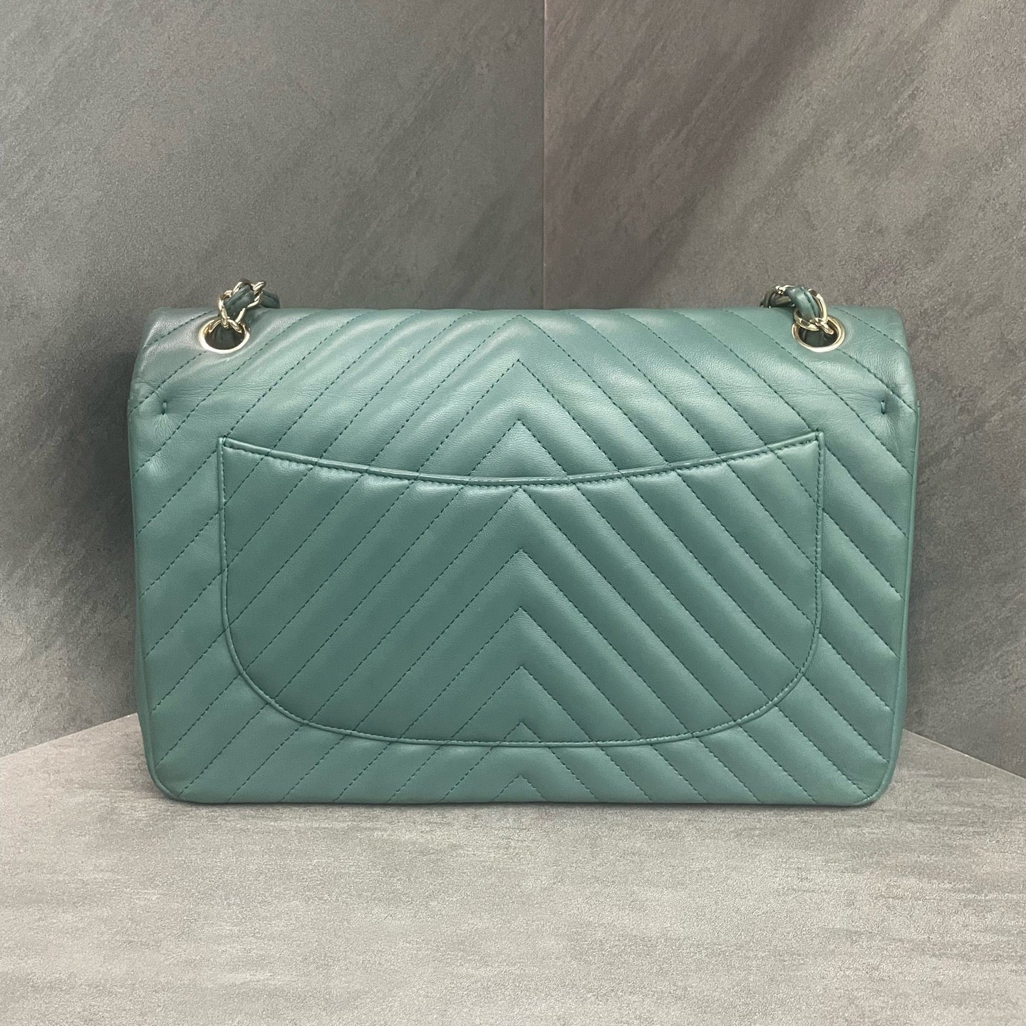 Chanel Classic Flap Jumbo “V” pattern