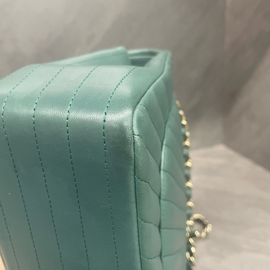 Chanel Classic Flap Jumbo “V” pattern