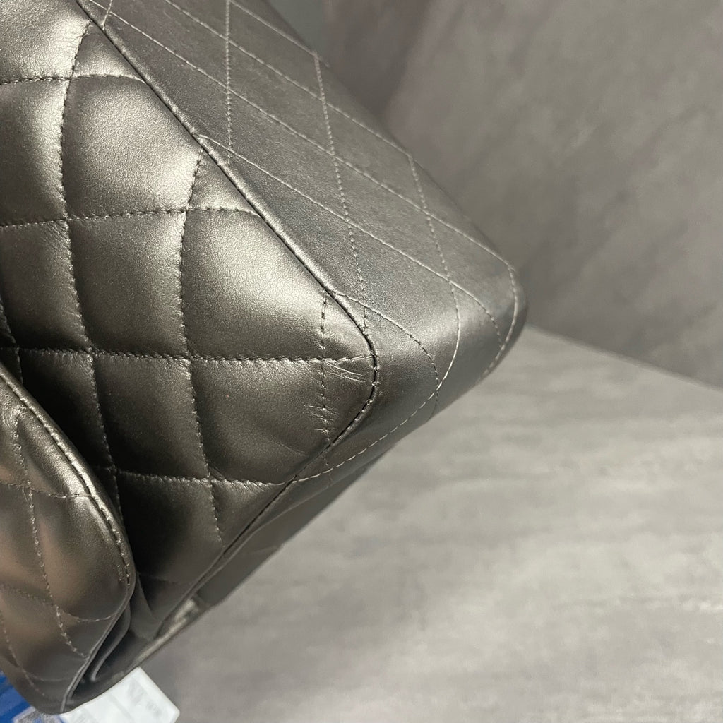 Chanel Classic Flap Sheepskin Jumbo Sliver