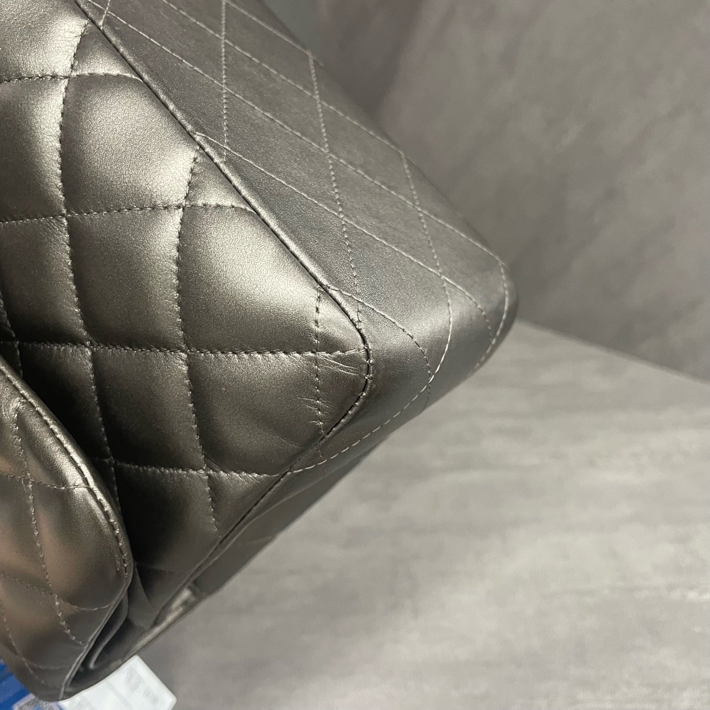 Chanel Classic Flap Sheepskin Jumbo Sliver