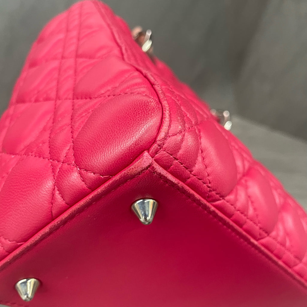 Dior Lady dior sheepskin middle size Pink