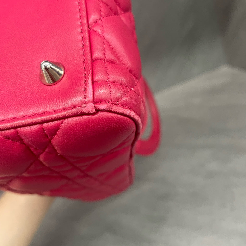 Dior Lady dior sheepskin middle size Pink