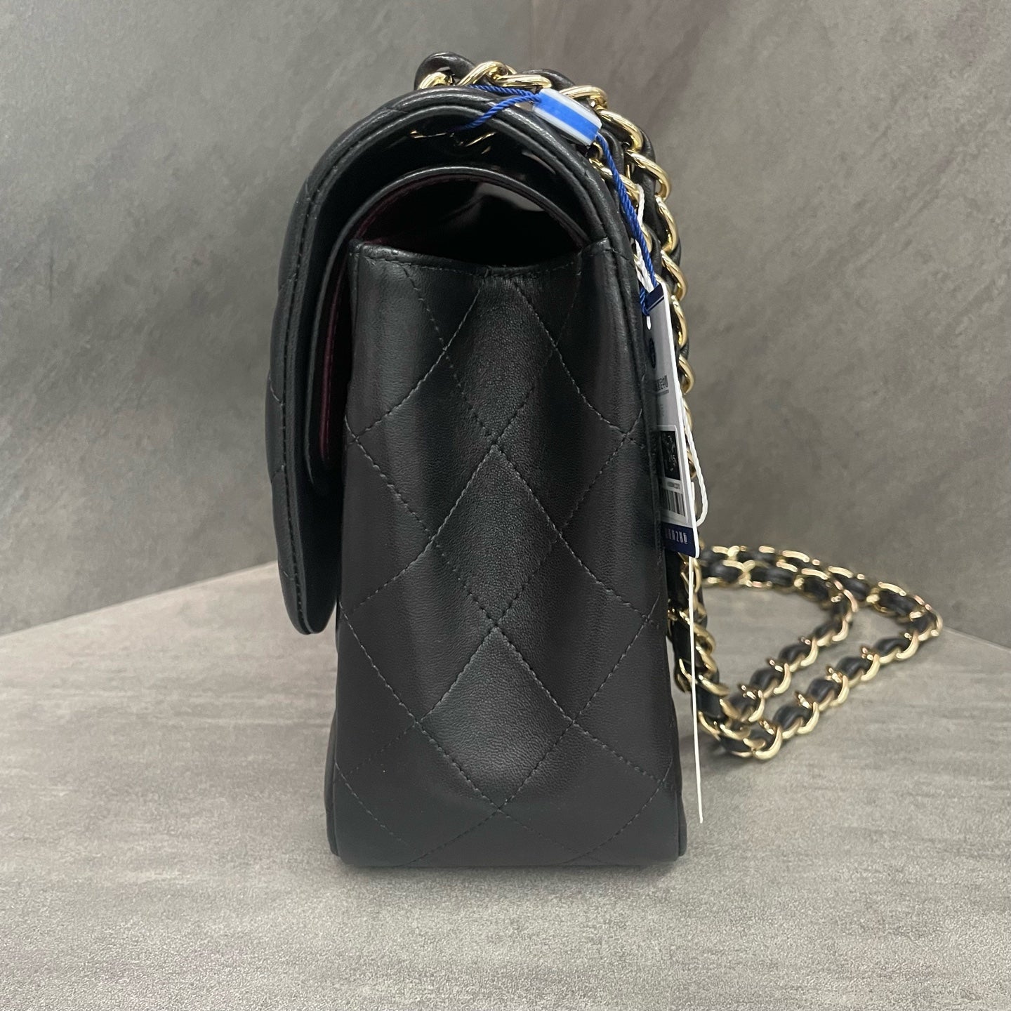 Chanel Classic Flap sheepskin Jumbo Black-Gold