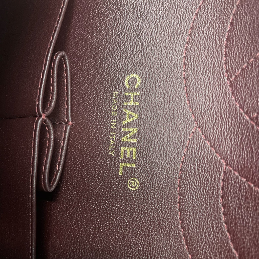Chanel Classic Flap sheepskin Jumbo Black-Gold