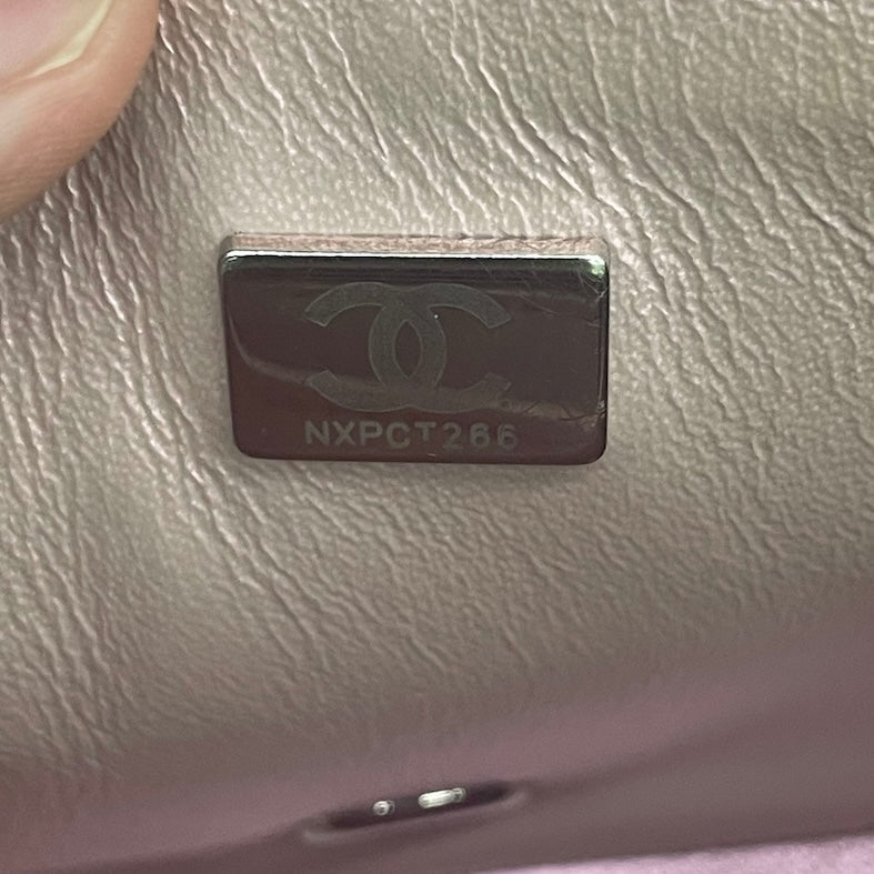 CHANEL MINI CF CALFSKIN Light Pink